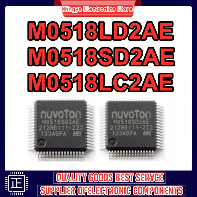 M0518LD2AE M0518LC2AE M0518SD2AE LQFP48 IC MCU رقاقة 100% جديد وأصلي في المخزون