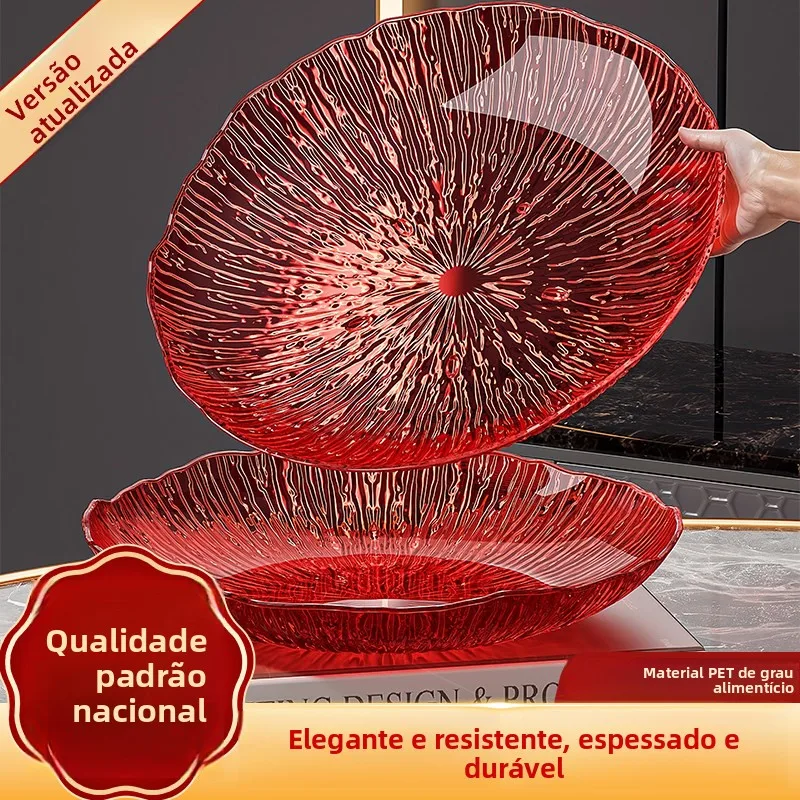 plateau-de-fruits-festif-Elegant-de-haute-qualite-pour-table-a-the-de-salon-utilisation-domestique-plateau-a-snacks-pour-demenagement-rouge-materiau-pet-haut-de-gamme