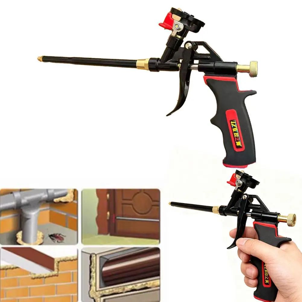 

1 шт., полиуретановый пенопластовый пистолет, ручной инструмент для дома, пистолет-распылитель для пенопласта, бесплатная очистка I2J1