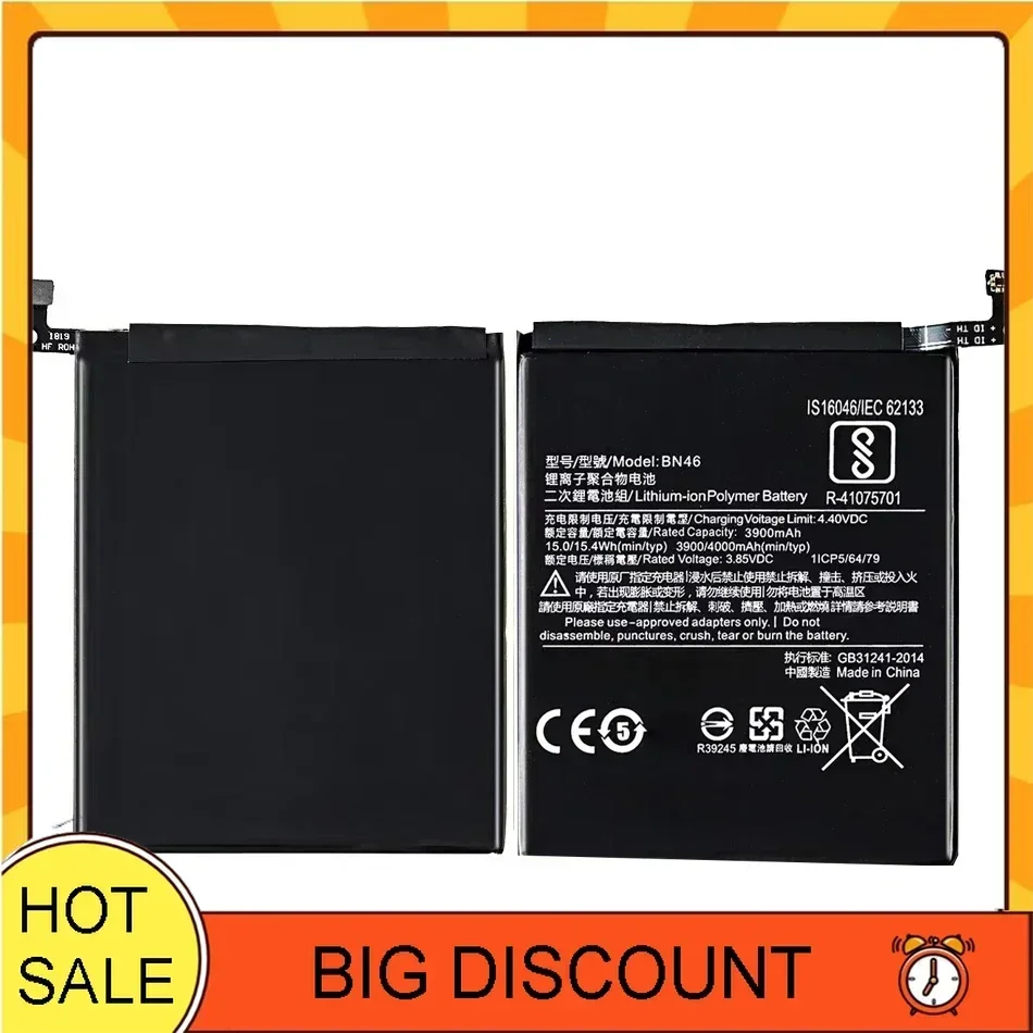 Battery BM47 BN35 BN37 BN40 BN42 BN44 BN46 BN47 BP40 BP41 For Xiaomi Redmi 3 3X 4 4X 4A 5 5A 6 6A 7 7A 8 8A K20 K30 Pro Plus