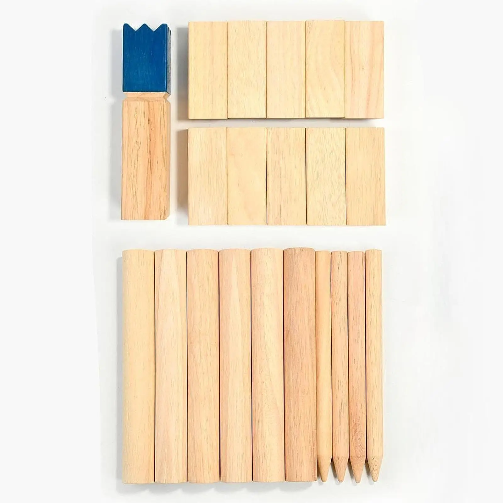 

Kubb Backyard Game Set Interactive Practical Wooden Toss Game Set for Outdoor Fun for Lawn Adults Teenagers