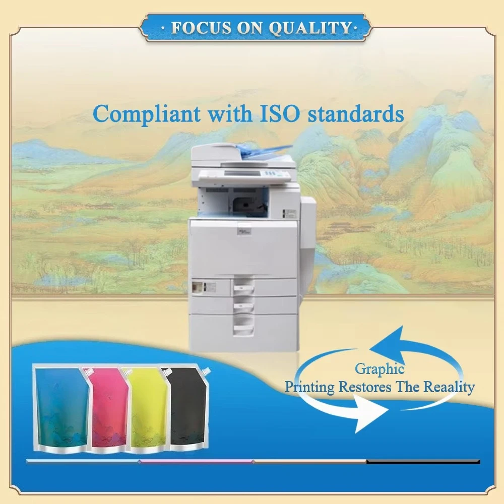 ผงหมึกเติมสำหรับเครื่องพิมพ์สีรุ่น 2550 3000 3501 5501 3300 3500 4500 และอื่นๆ