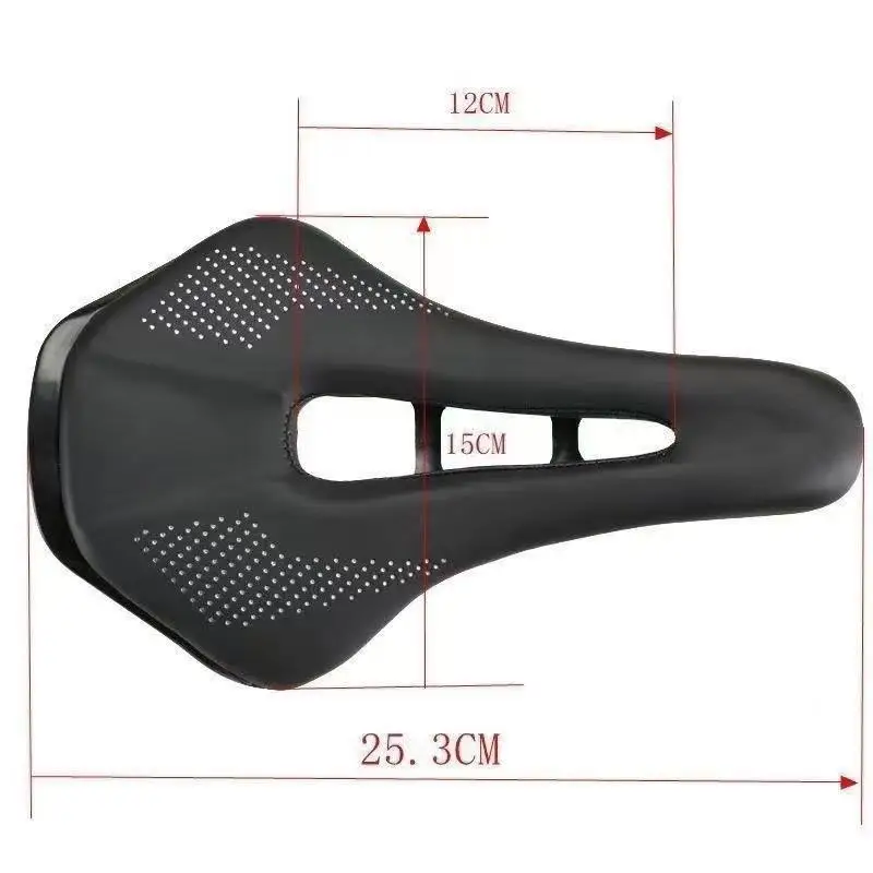 PU-Rennradsattel Ultraleicht Hohl Wasserdicht Ergonomisch für Radfahren, Training und Sport – Detail 8