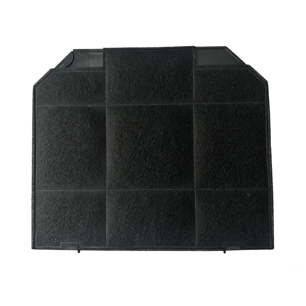 KBD-176 Range Hood Activated Carbon Filter 267×234×17mm Rectangular Cooker Hood Odor Grease Removal Replacement Filter Kitchen E