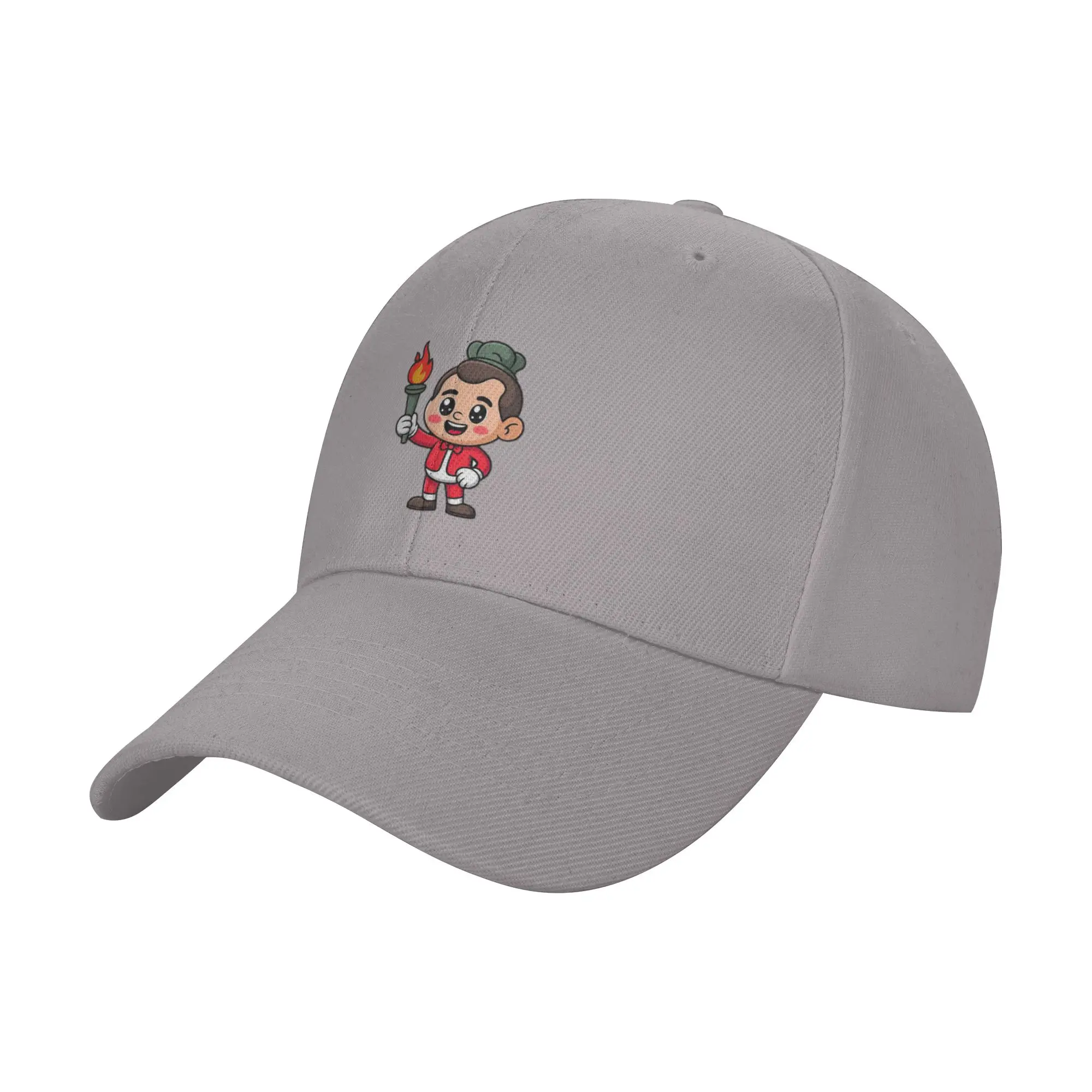 Hot Sale Valencia Fire Festival Folk Style Illustration Baseball Cap  Relaxed Fit Visor Cap  Motorcycle Riding Visor Cap