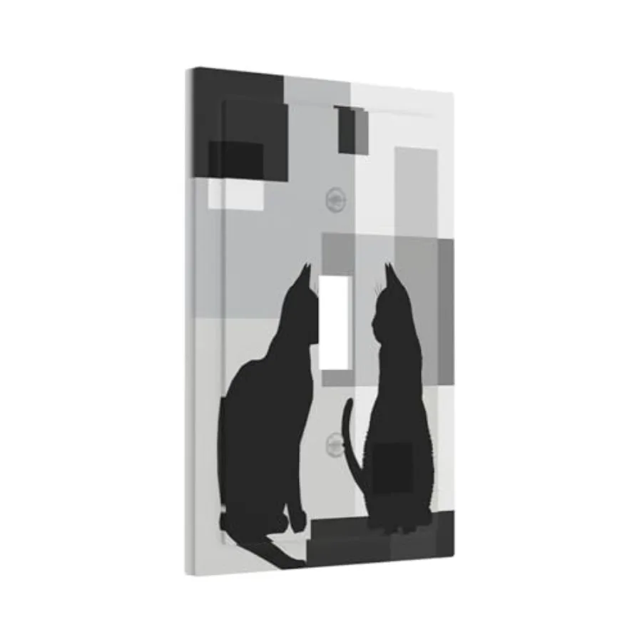

Decorative Light Switch Cover Wall Plates Outlet Covers Decora Switch Plate Electrical Faceplate for Bedroom Bathroom Decor