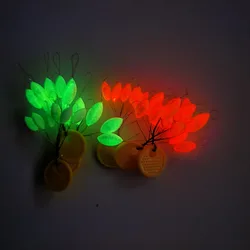 60packs/lot Luminous Seven Star Fishing Float Oval Beans 11mm/13mm/15mm Foam Buoy Carp Fishing Tackle Accessory 00070