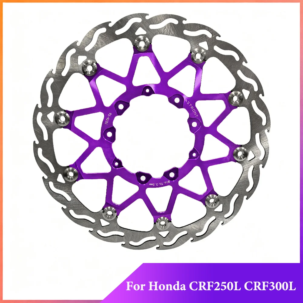 

Motorcycle Aluminum Alloy Cooling Brake Floating Disc For Honda CRF250L CRF300L ABS CRF 250L 300L