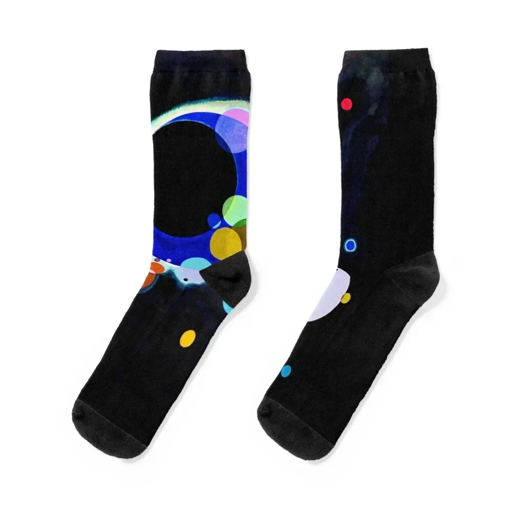 

Several Circles Wassily Kandinsky Abstract Art Socks floral christmas gift football sports and leisure Woman Socks Men's