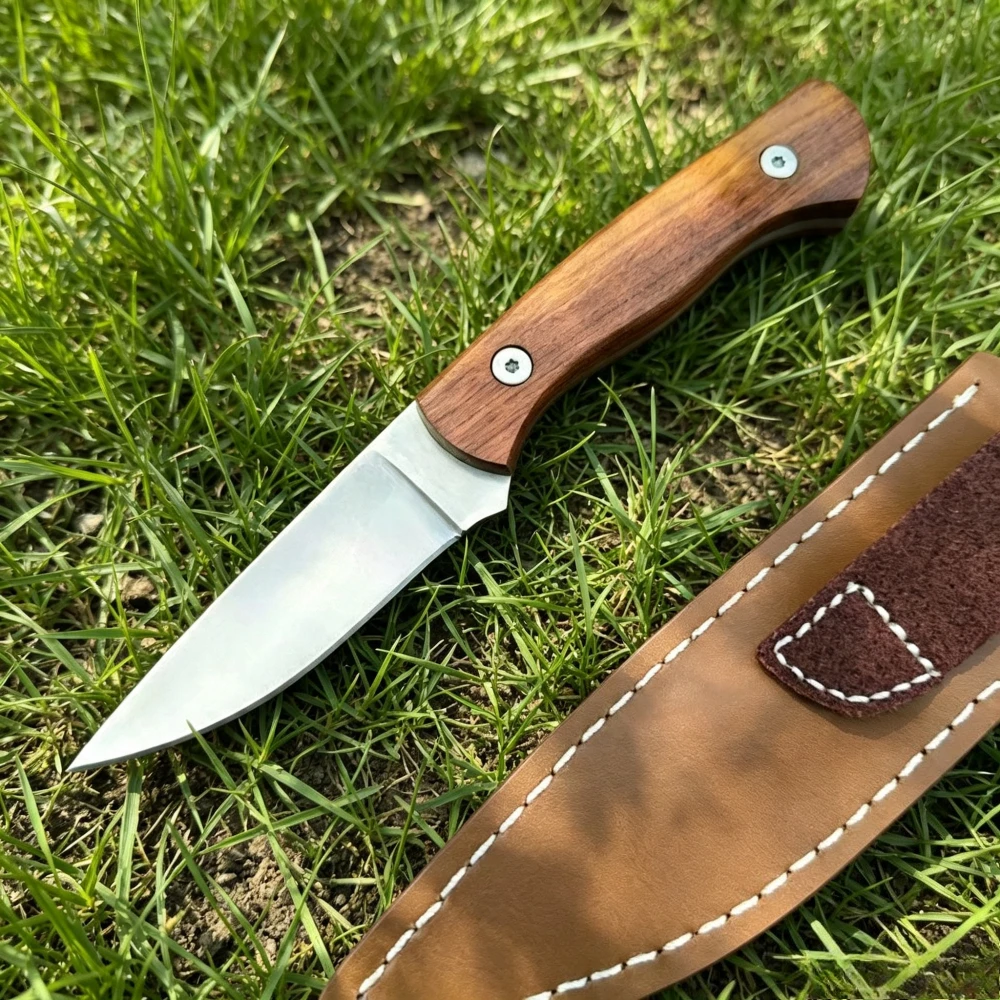 Camping Cooking Knife With Sheath - Faca reta portátil para pesca ao