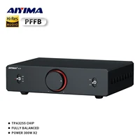 AIYIMA A20 PFFB amplificador de potencia TPA3255 Hifi 300W X2 amplificador de potencia estéreo con XLR/RCA entrada totalmente equilibrada filtro de paso alto HPF