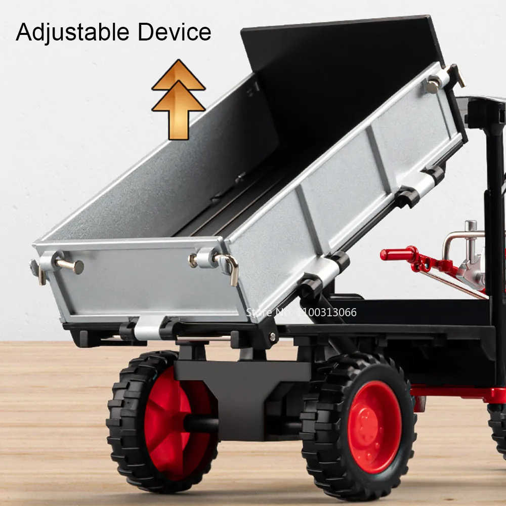 Modelos de Tractor agrícola 1:32, coches, juguetes de aleación, vehículos en miniatura con sonido ligero, tractores para caminar, regalos de Festival para niños