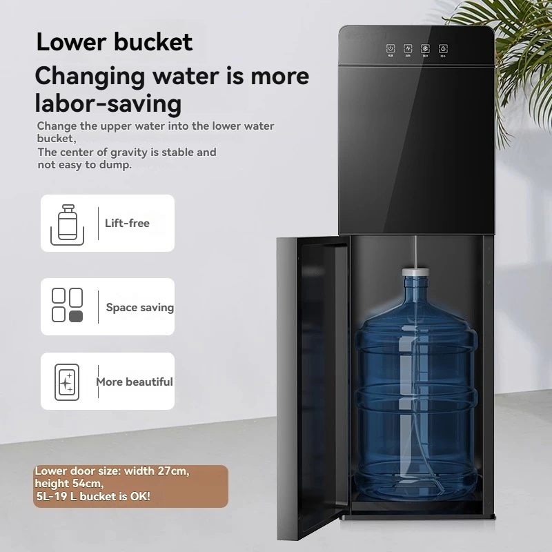 Water Dispenser with Bottom Bottled Water, Vertical Household Fully Automatic Intelligent Refrigeration and Hot Model
