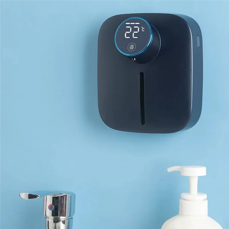 

ABJI-USB перезаряжаемый дозатор мыла, автоматический сенсорный дозатор мыла со светодиодным цифровым дисплеем