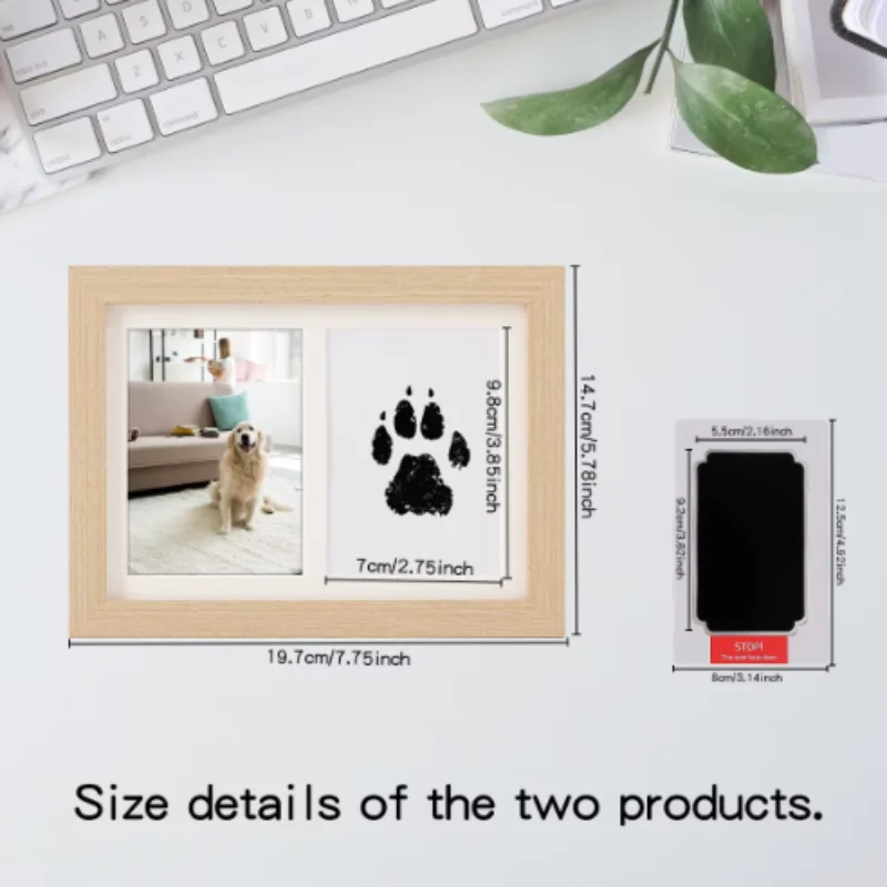 Katze Hund Pfotenabdruck Tintenset Pad Baby Fußabdrücke Neugeborene Dusche Handabdruck Einfach Diy Clean Touch Tintenlos Sicher Ungiftig Haustier Souvenir – Detail 17
