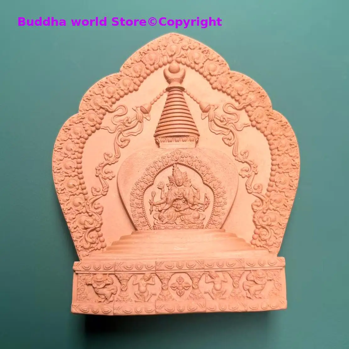 Special Offer handmade Tibet Holy clay Namgyalma pagoda stupa symbol sat-chaya tsha-tsha Buddhist temple altar lama monk worship