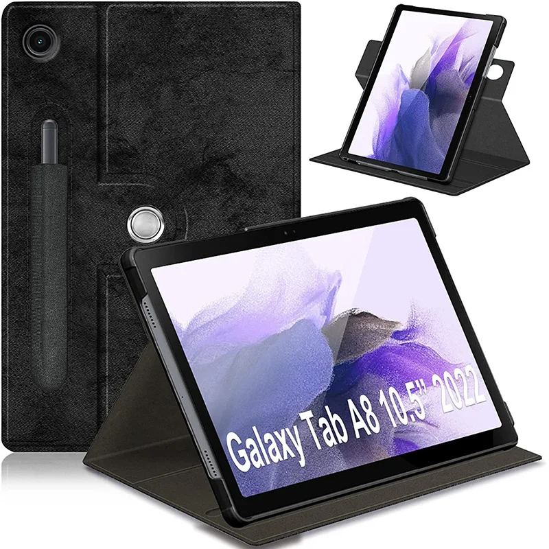 

For Samsung Galaxy Tab A8 2021 10.5 SM-X200/X205 Tablet Cover 360 Rotating Stand Protective for Samsung Galaxy Tab A8 10.5 inch