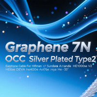 LN008143 Graphene 7N OCC Silver Plated Type2 Earphone Cable For Hifiman Sundara Ananda HE1000se V2 HE6se DEVA he400se Arya He-35