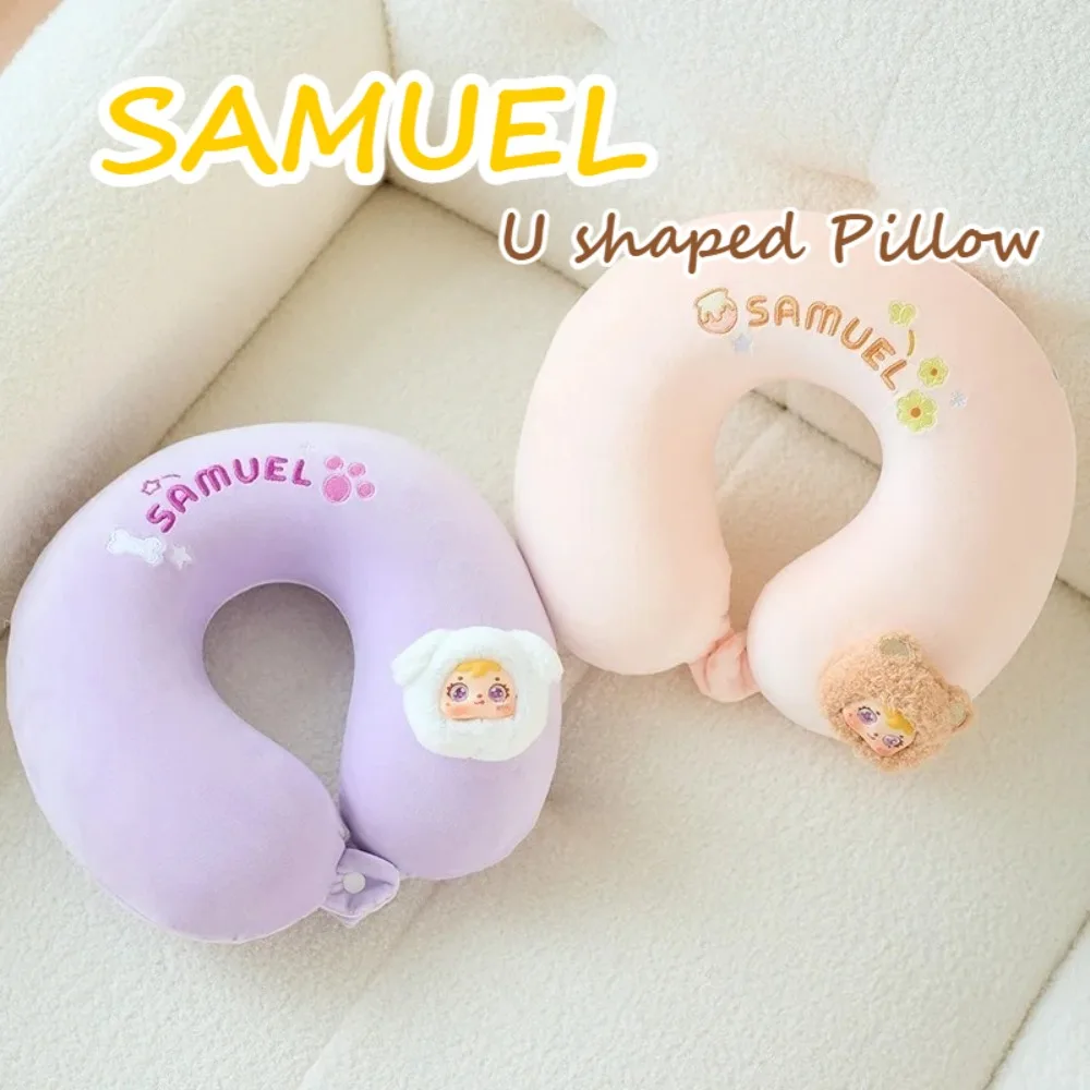 

Серия подушек Samuel U-образной формы, слепая коробка, хлопковая подушка с эффектом памяти, подушка для шеи, загадочная коробка, комфорт для сна, плюшевая игрушка, подарок-сюрприз