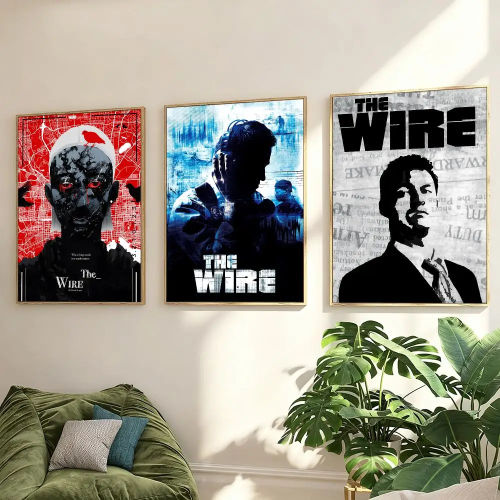 Tv‑Show The Wire Poster Poster Minimalist Decor HD SelfAdhesive Wall Art for Home Café Bedroom Gift Aesthetic Hanging
