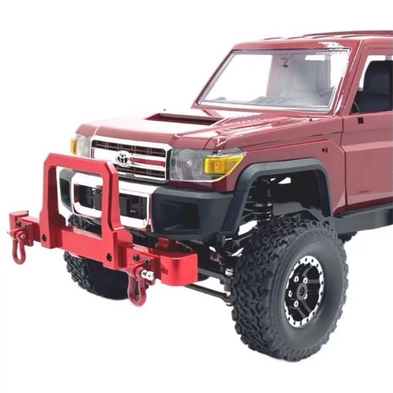 โลหะกันชนหน้ากันชนพร้อมตะขอพ่วงสําหรับ MN 1/12 MN82 LC79 RC รถอะไหล่อัพเกรด