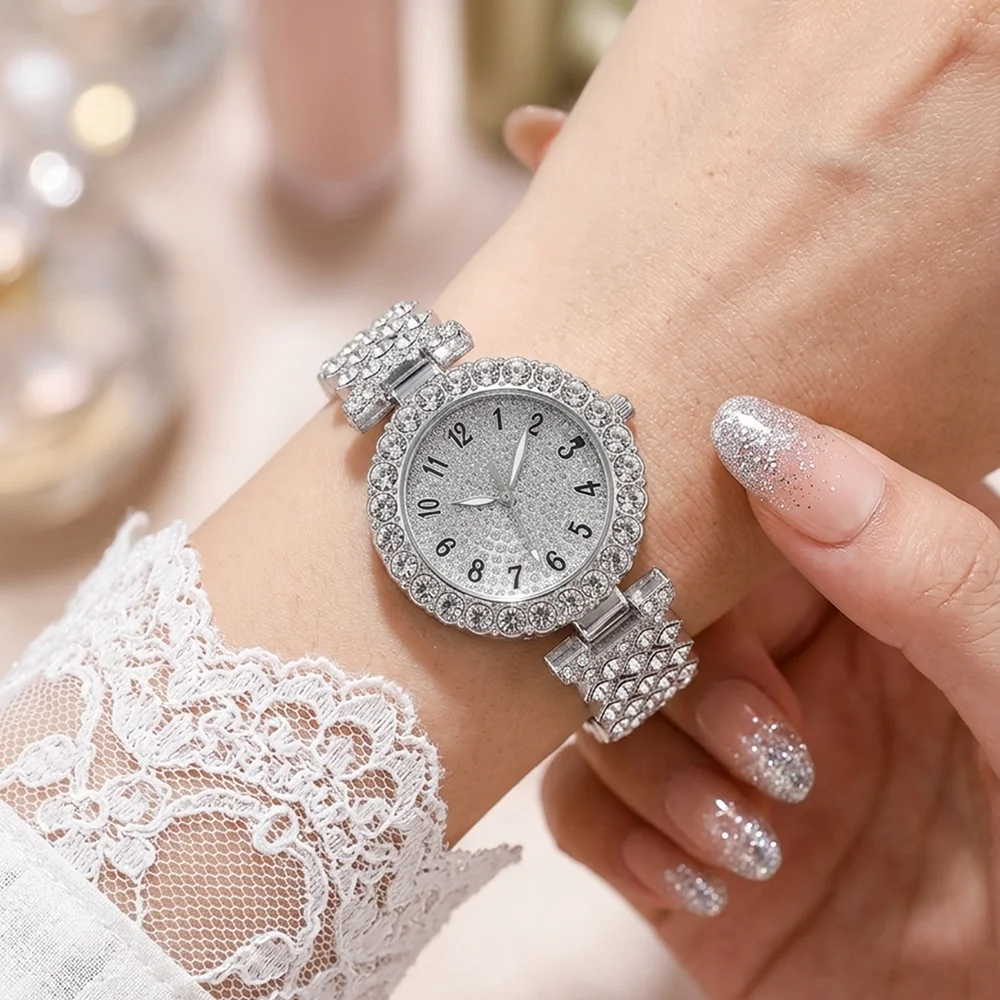 5Pcs/Set Unisex Jewelry Watche - Jewelry Watches Silver ulasan dan harga