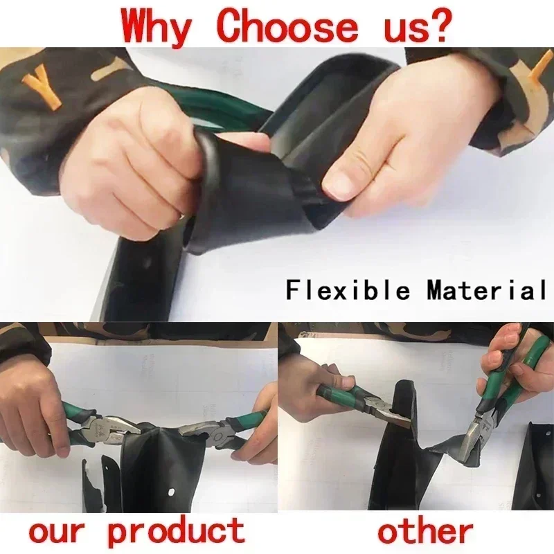 اللوحات الطينية المصبوبة للسيارة ، واقيات الطين الأمامية والخلفية ، واقيات الرش ، وتصفيف لشيري ، Exed VX ، 75 ، 49 x