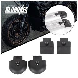 Motorcycle Traile Accessories Tie Down Track Plastic Stopper Plug Airline Rail-Round/ Rail-Square 1 Pair Black Anti-collision