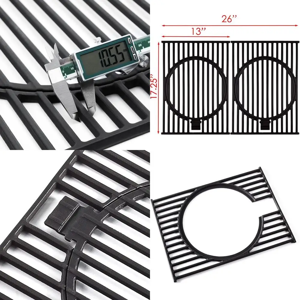 

Replacement Grill Grates for Stok, Charbroil, and Nexgrill Models 463446015, 463241113, 463449914, 463411512