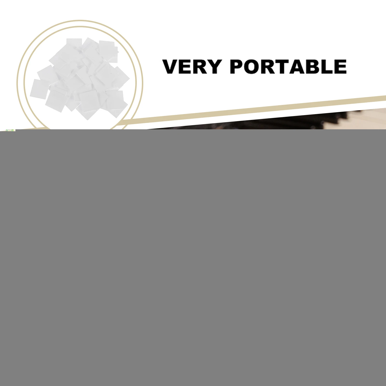 

52 Pcs White Small Square Plastic Piano Replacement Keycaps Durable Vertical Accessories Long Lasting Tools Piano