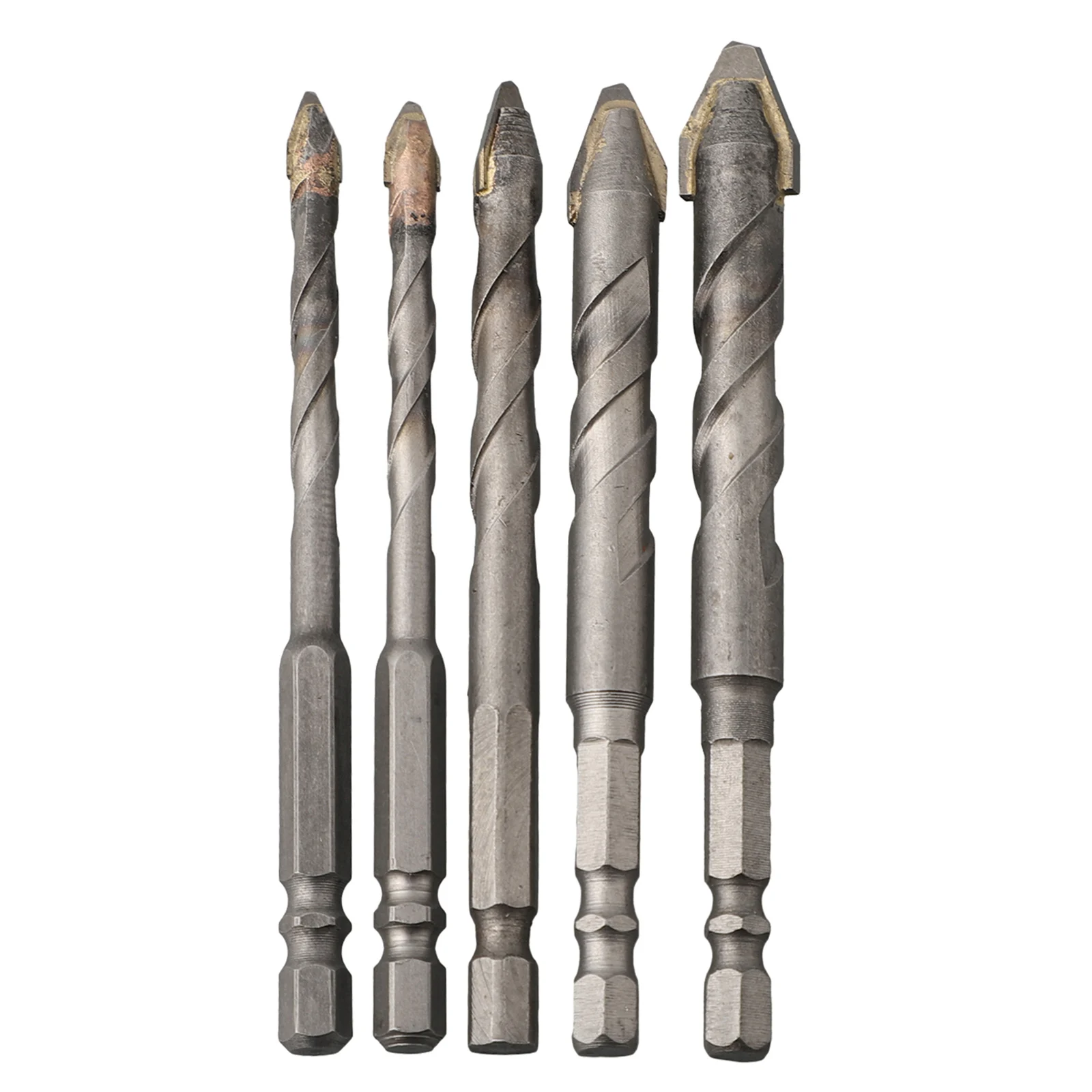 مجموعة مثقاب رأس غريب الأطوار ، تصميم حافة متداخلة ، إزالة رقائق مريحة ، مناسبة لبلاط السيراميك وأكثر من ذلك