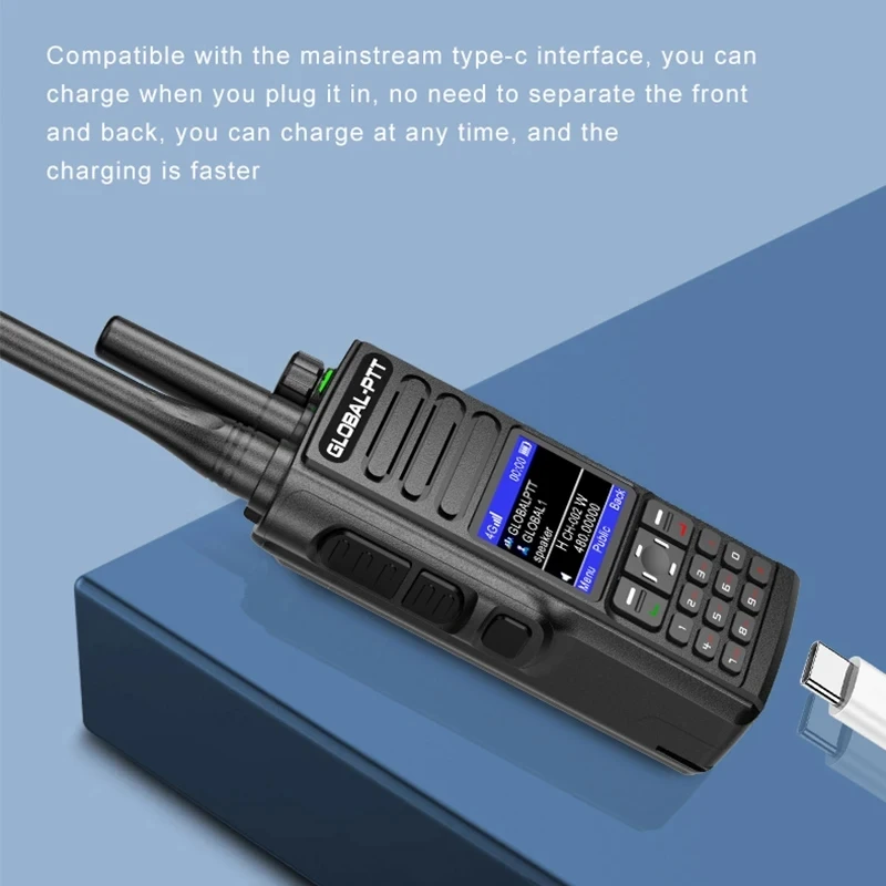 Global PTT-Talkie Walperforé G8, 4G POC UHF, commutateur injuste, station longue portée 5000km, radio amateur bidirectionnelle professionnelle Transcsec