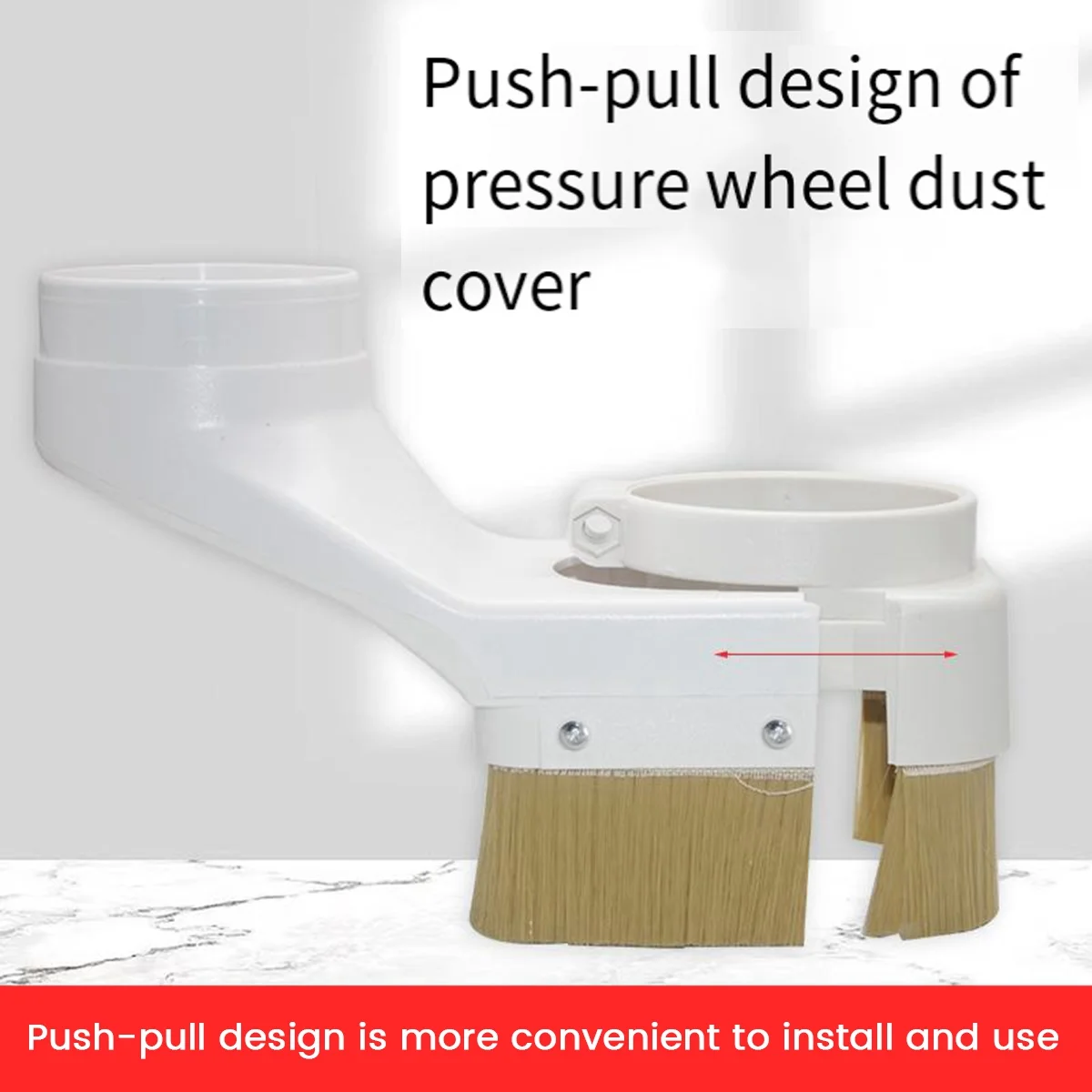 90mm Engraving Machine Spindle Brush Dustproof Brush Vacuum Cleaner Dustcollector CNC Router Engraving Milling Machine