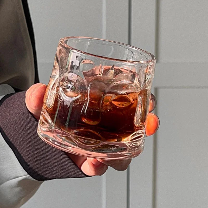 160ml Human Face Shape Whiskey Glass Cups for The Home Bar Beer Water Cocktails Cocktail Scotch Wine Brandy Drinkware Glasses