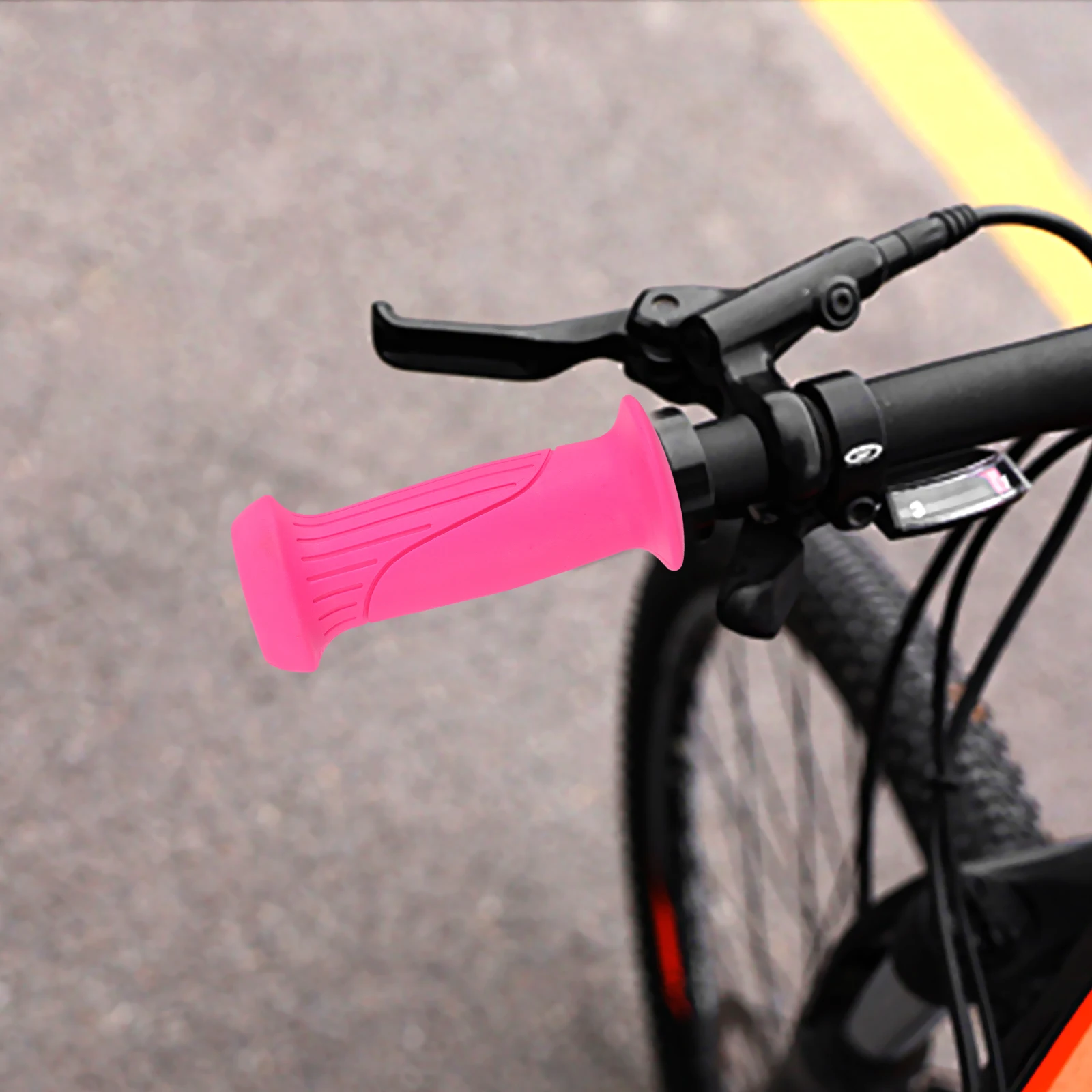 

1 Pair Kids Bike Handlebar Grips Soft Comfortable Anti-Slip Universal Fit Durable Easy Clean Handle Grips For Children'S