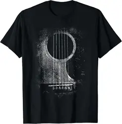 Acoustic Guitar Player Six String Classic Rock & Roll T-Shirt Vintage Music Gifts Unisex Summer Tops Custom Graphic Shirts