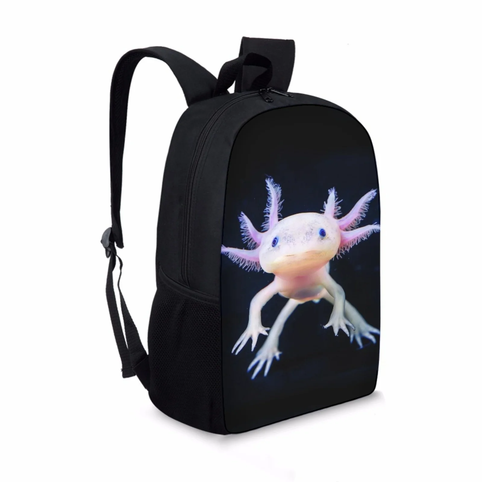 School Bags Mexico Axolotl Print Children Backpack for Teenagers Boys Girls Back Pack Satchel Kids Book Bag Schoolbag Mochila