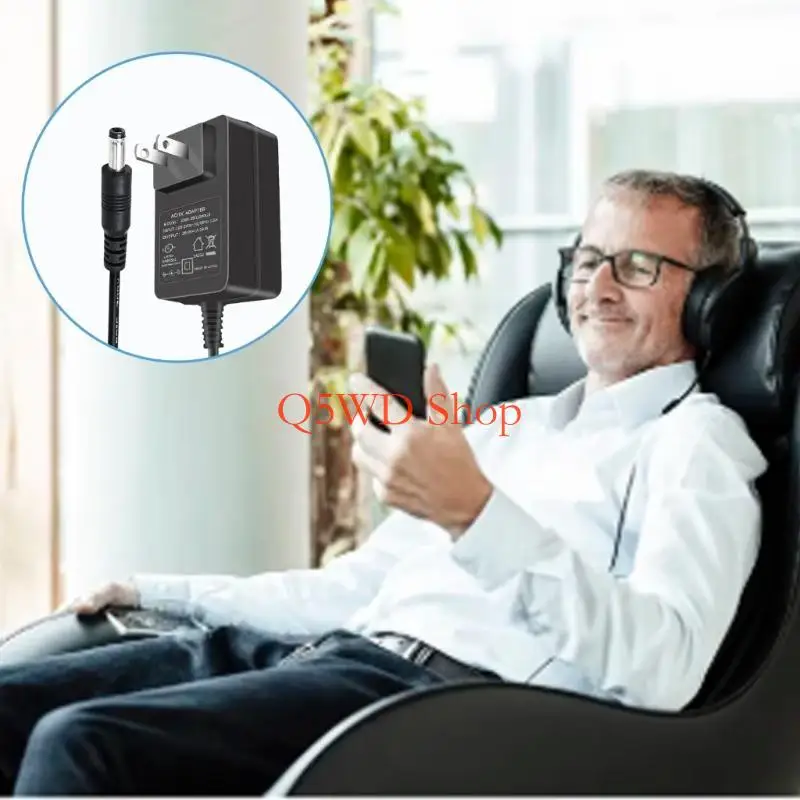 Q5WD High Efficiency Electric Recliner Power Cord Universals 2 Pin Power Cord for Recliner Electric Sofa Lift Chair