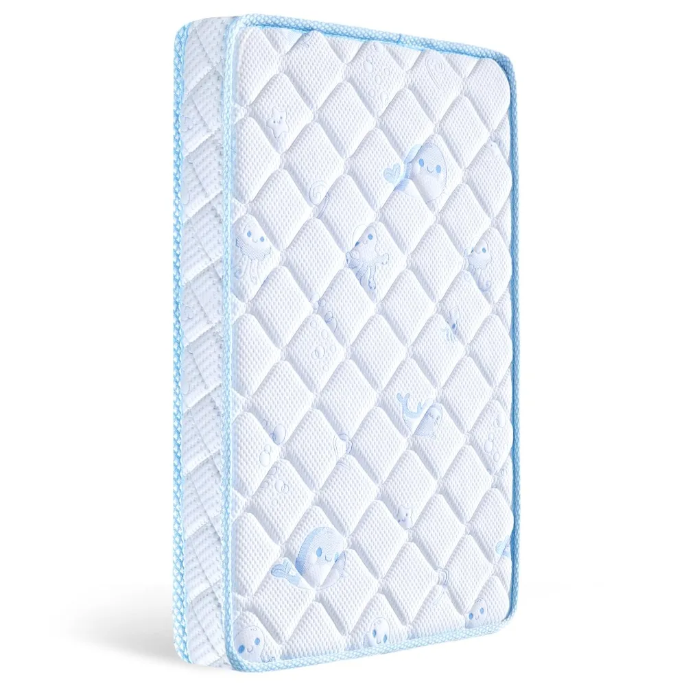 

Premium Foam Crib Toddler Mattress, 5" Thick-Firm and Optimal Support, Non-Toxic Crib Mattress