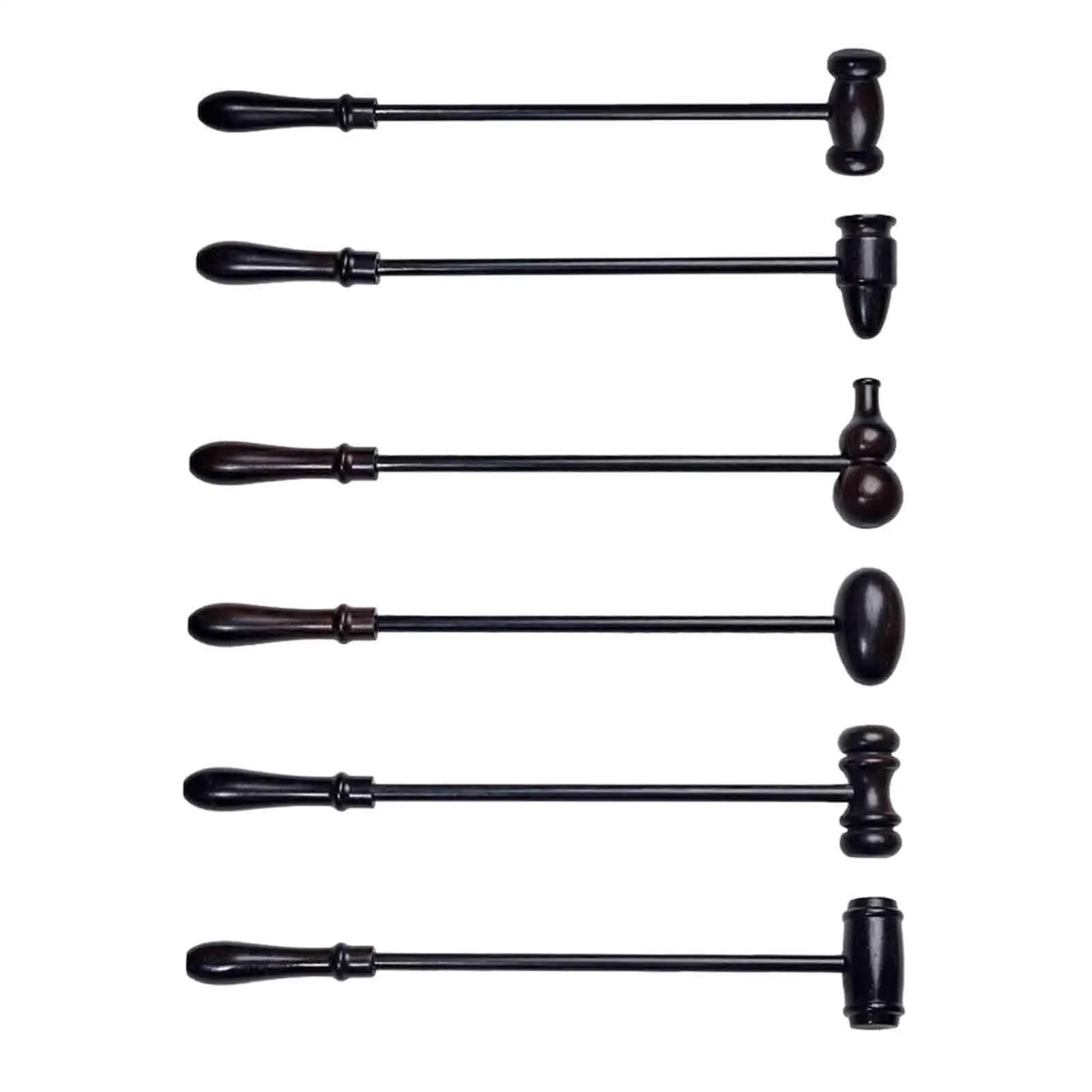 مطرقة تدليك خشبية مقاس 14.96 بوصة عصا عضلية خلفية للسفر واللياقة البدنية المنزلية