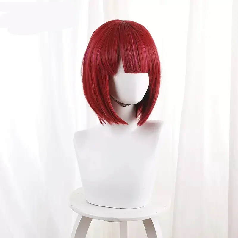 Okr No Ko Arima Kana Perruque Cosplay pour Femme, Perruque Synthétique Courte de 30cm, Perruques de Cosplay Anime, Perruque de Degré de Chaleur