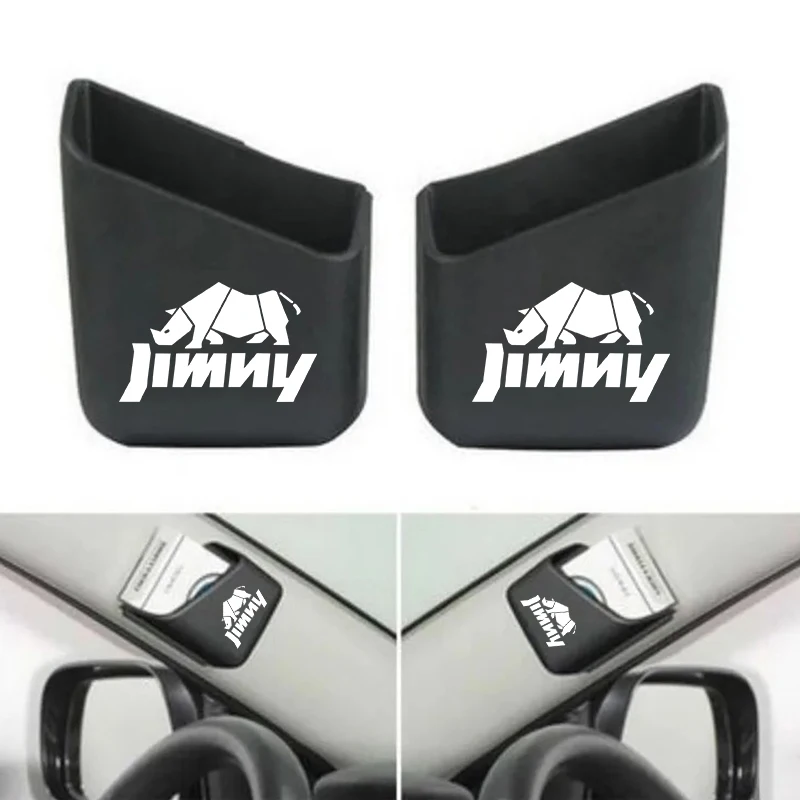 2Pcs Universal Car Sunglasses Organizer Eyeglasses Glasses Holder Car Accessories for Suzuki Jimny jb23 jb64 jb43 jb74 jb53 jb32