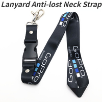 For GoPro Hero 12 11 10 9 Detachable Lanyard Anti-lost Neck Strap For SJCAM EKEN Camera Quick Release Buckle Go Pro Accessories