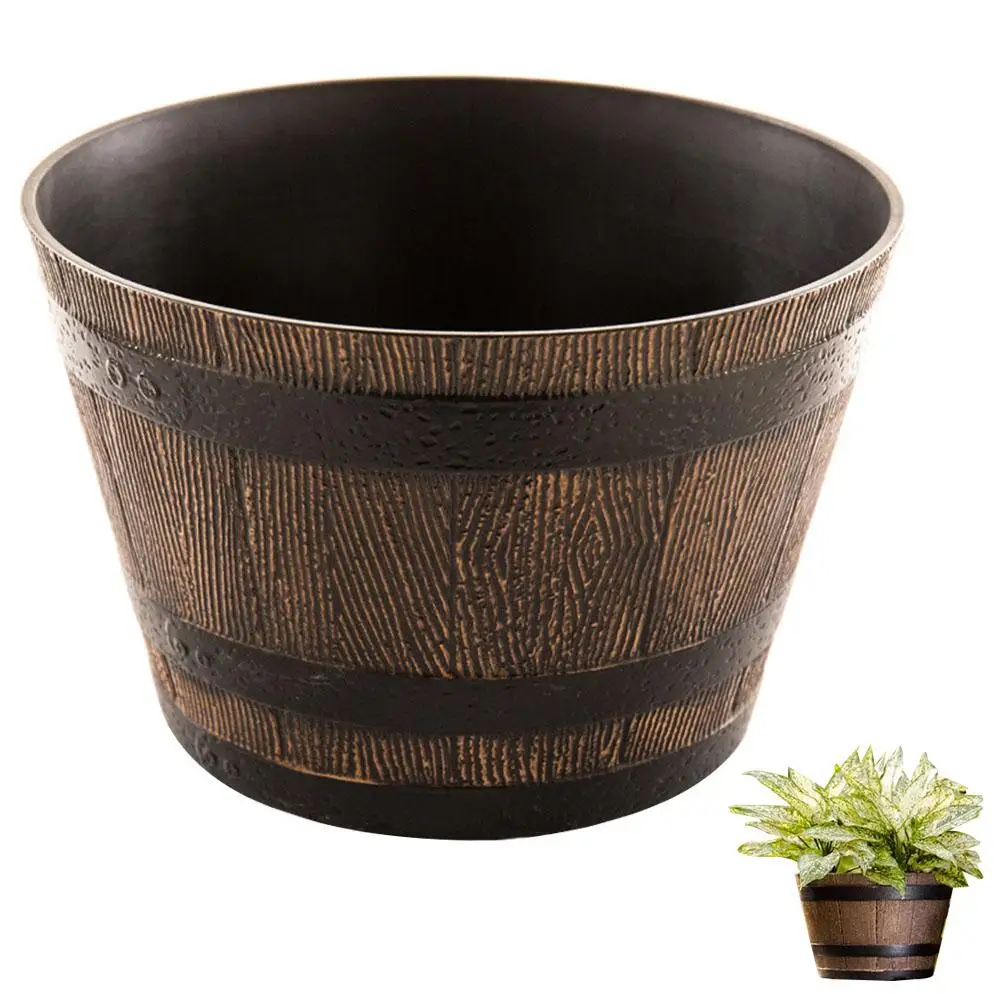 

Tree Flower Tray Decorative Pot Plant Pots Flowerpot Planter Decorate for Plants