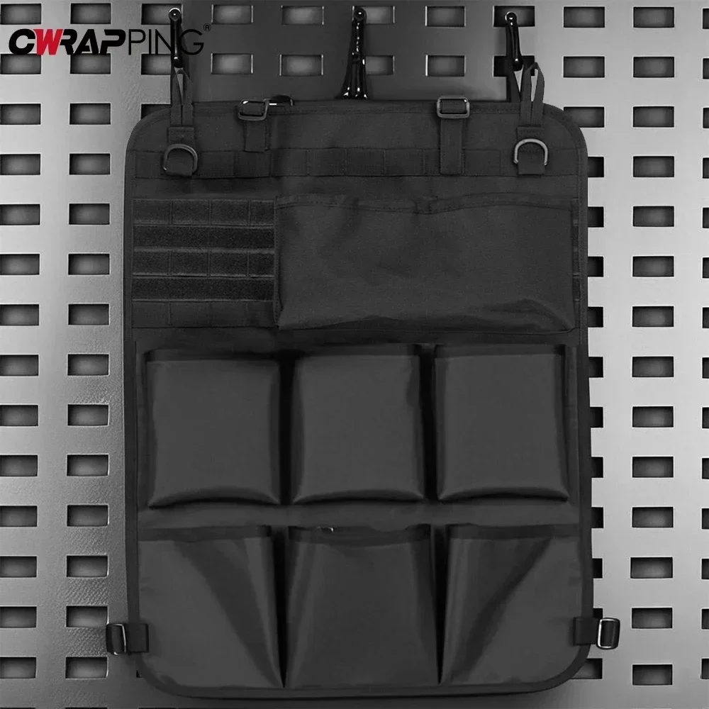 カーシート収納袋 吊り下げ防水インテリア マルチポケット 吊り下げ多機能収納 SUV 車用インテリアアクセサリー