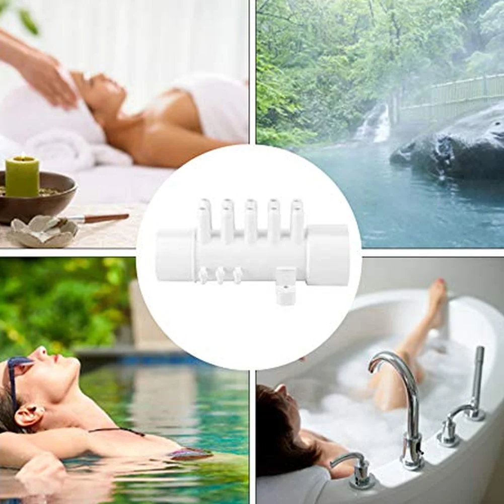 Bubble Jet Fitting 10-port Spa Air Blower Efficient Airflow Distribution User-friendly Installation Spa Air For Spa Pool Systems