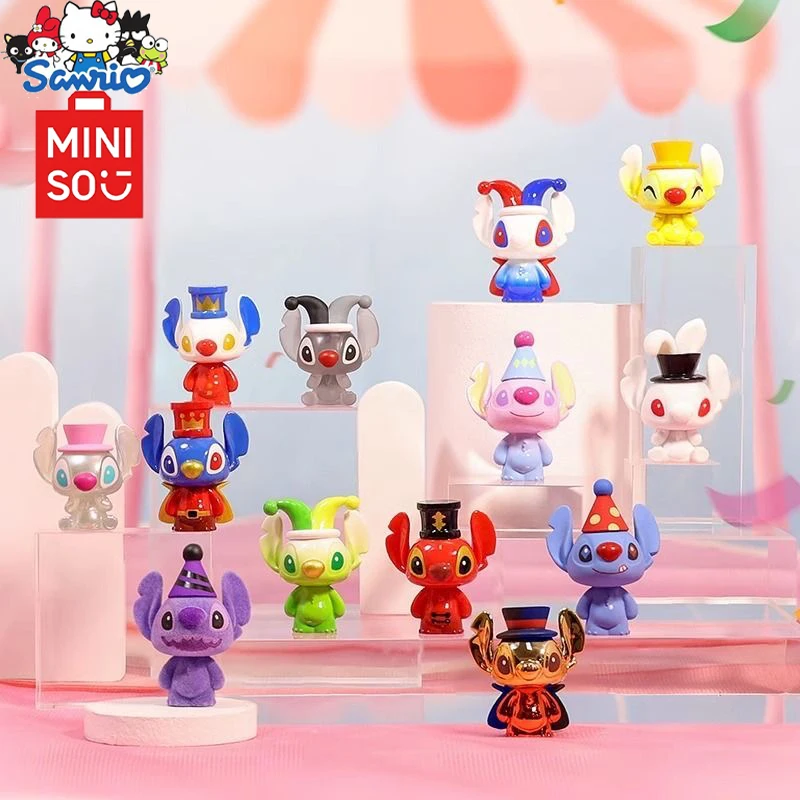 أصيلة مينيسو ديزني تنوعا غرزة مجموعة الحقائب العمياء الحلقة 5 الخيال السيرك شخصيات لطيف دمية الأطفال مفاجأة هدية #1