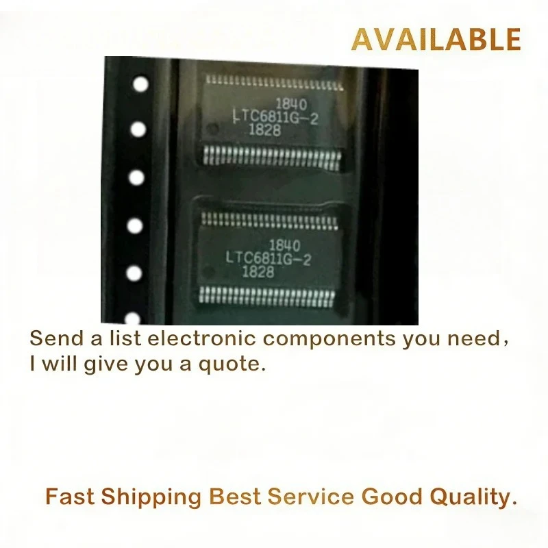 5PCS/LOT Original  LTC6811G-2 SSOP-48 LTC6811G SSOP48 LTC6811 6811G-2 6811 IC Chips
