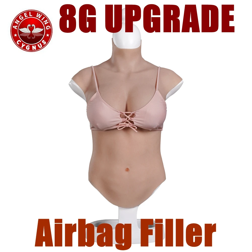 

8GUpgrade Airbag Filler Halfbody Fake Artificial Boob Realistic Silicone Breast Form Crossdresser Shemale Transgender Drag Queen