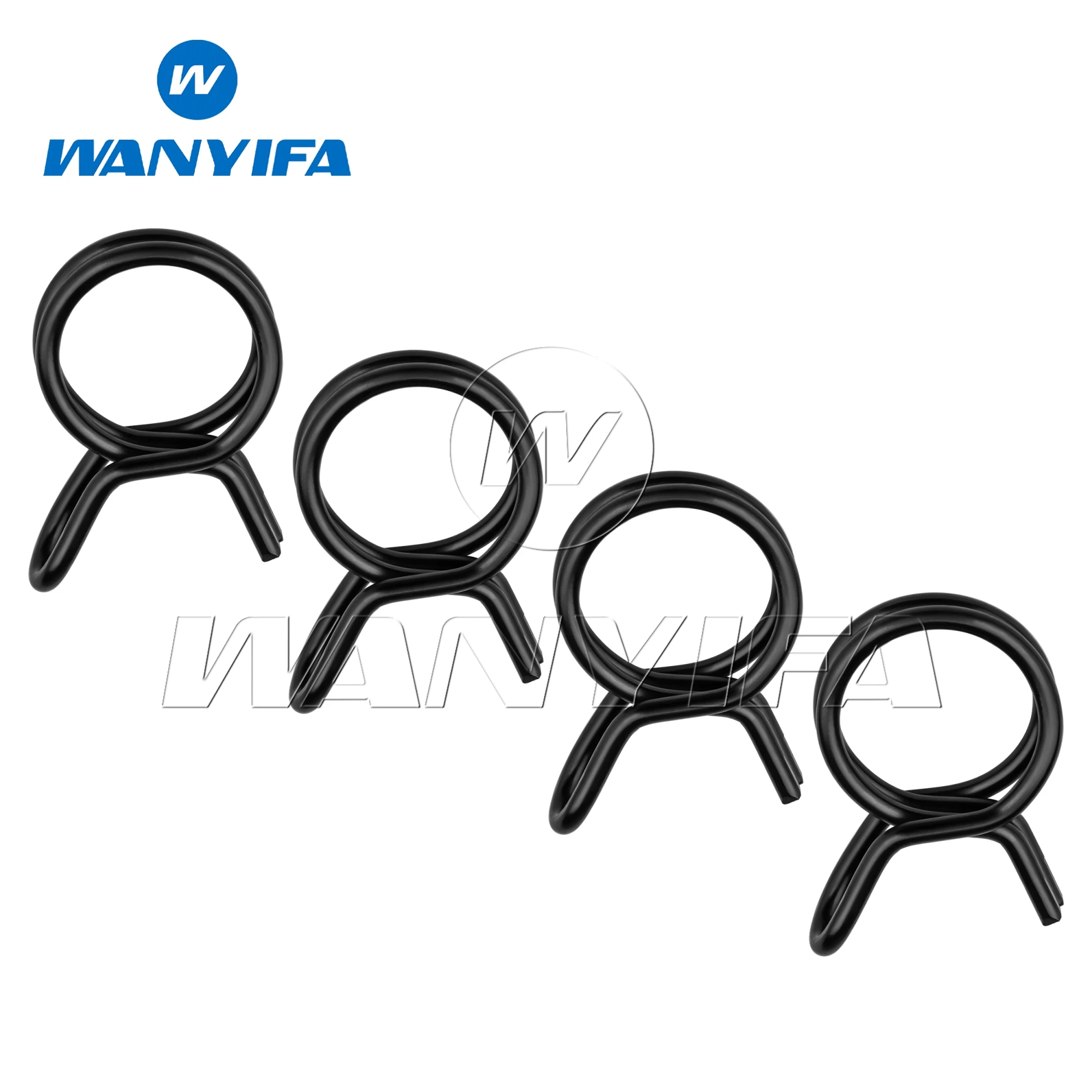 Wanyifa Titanium Alloy 9.8mm Motorcycle Brake Line Clip Clamp (Fits Brembo, Wind Speed)​ 4pcs/10pcs